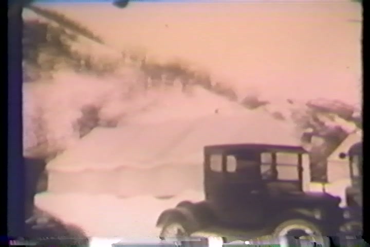 Archival footage of Mountain Fuel Supply Co.'s 1929 pipeline construction through steep mountain passes between southwest Wyoming and the Salt Lake City region.